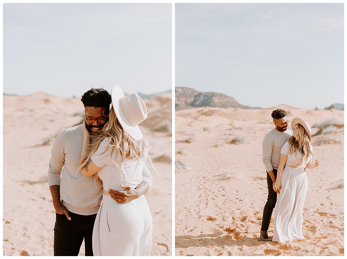 Coral Pink Sand Dunes State Park Utah Couples Session